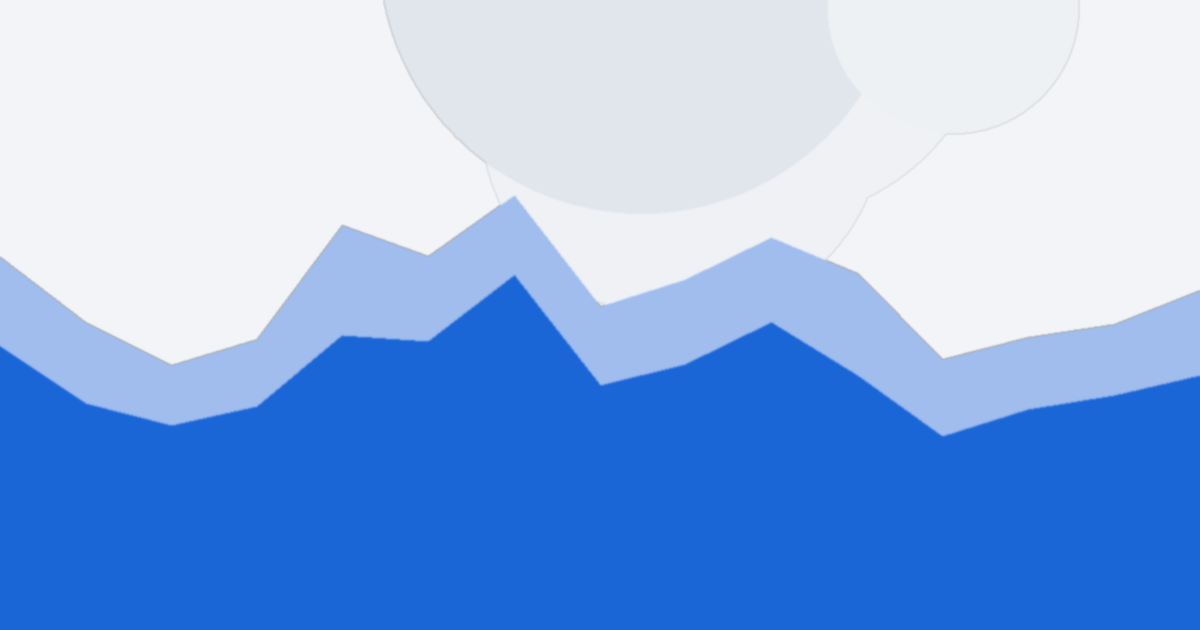 Abstract blue illustration for the glossary entry Google AI Mode