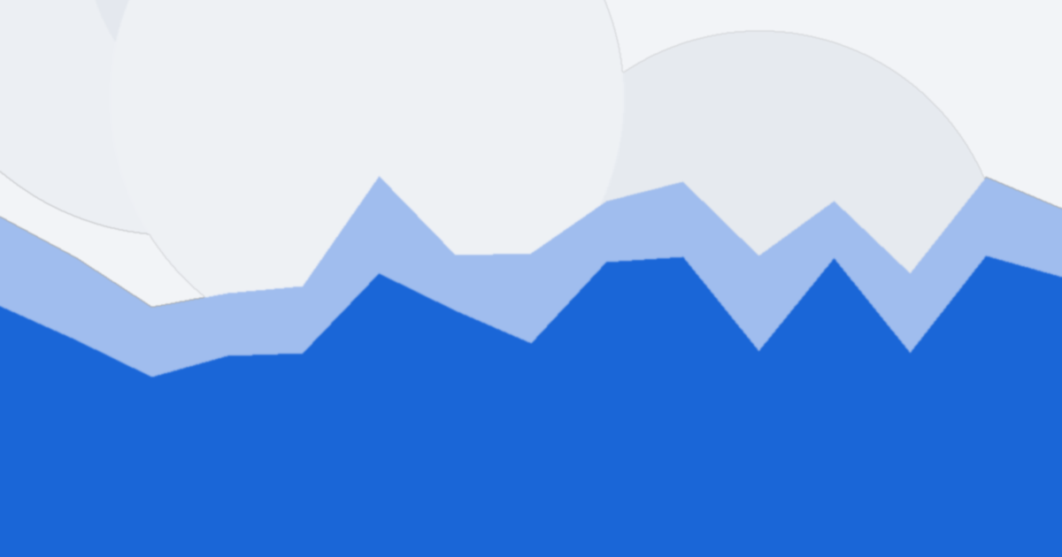 Abstract blue illustration for the glossary entry oCPC (optimized cost per click)