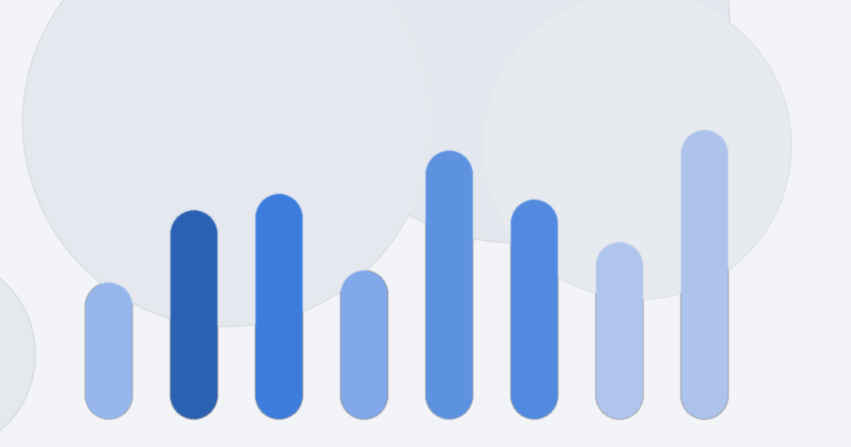 Abstract blue illustration for the glossary entry Sponsored placement