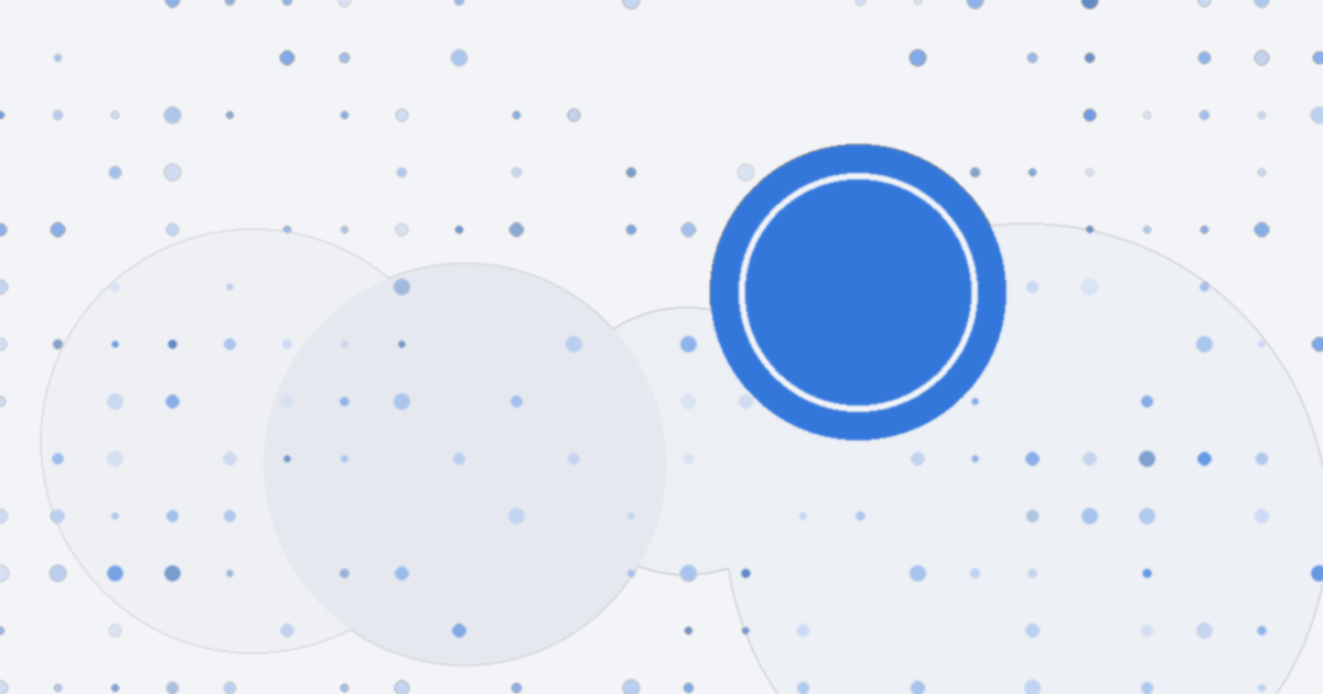 Abstract blue illustration for the glossary entry First-party data