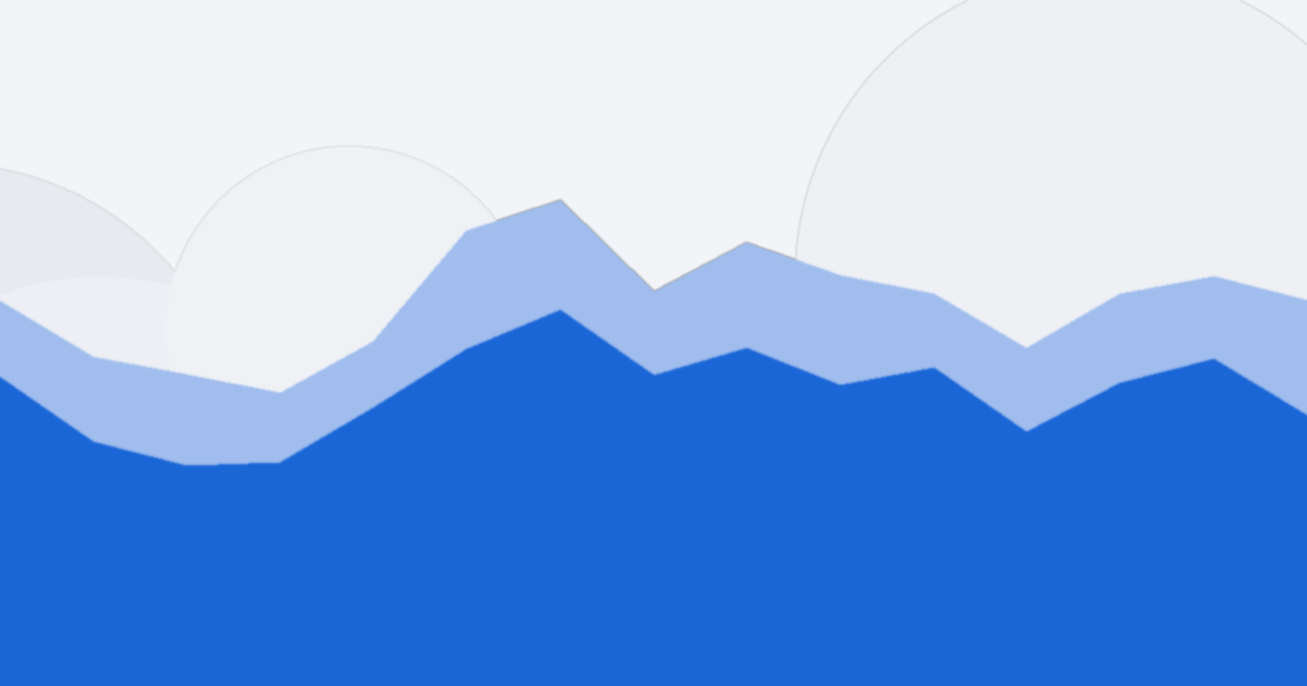 Abstract blue illustration for the glossary entry Average mention position