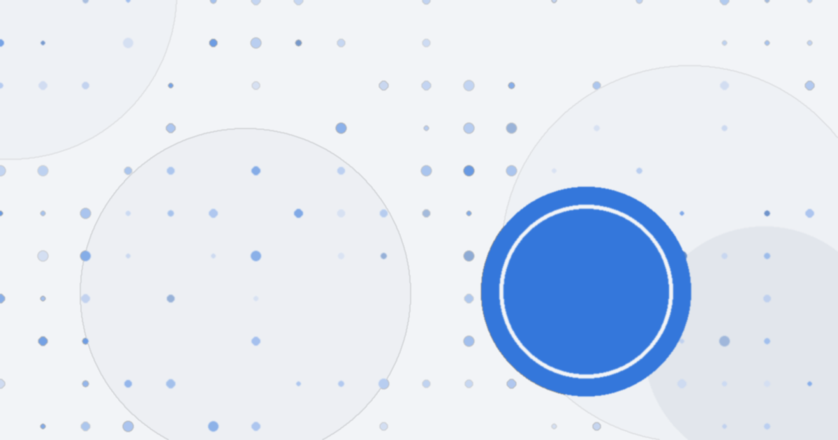 Abstract blue illustration for the glossary entry CPM (cost per mille)