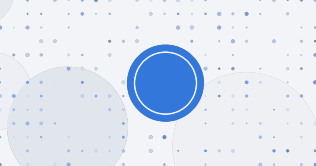 Ilustración abstracta azul con figuras geométricas que representan la interconexión de datos y la inteligencia artificial en el sector hotelero.