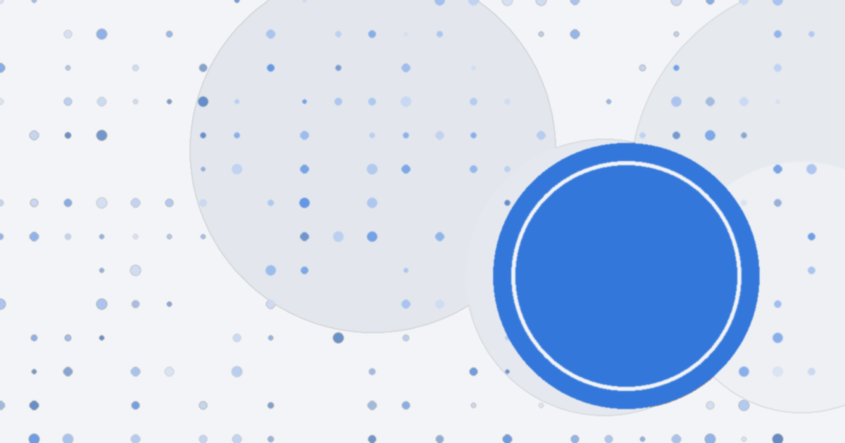 Ilustración abstracta azul con iconos que representan preguntas y respuestas, y una lupa buscando información, simbolizando el FAQ schema para hoteles.