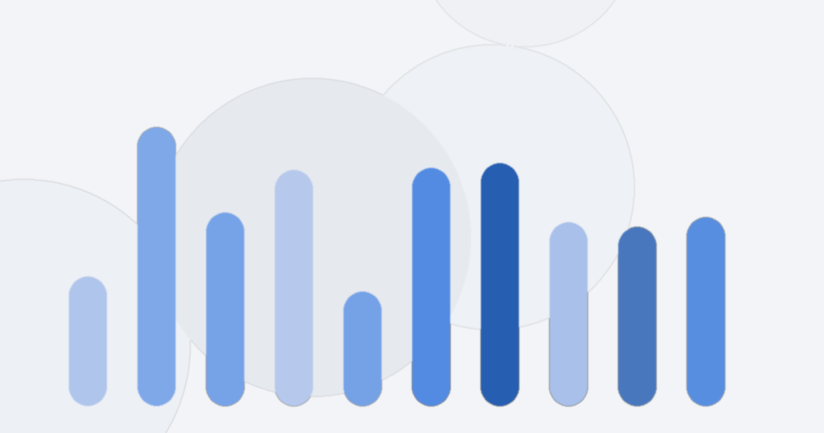 Abstract blue illustration for the glossary entry Length of stay
