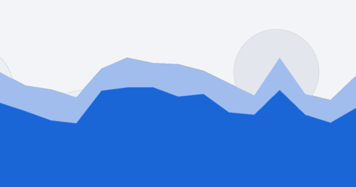 Abstract blue illustration for the glossary entry Last-click attribution