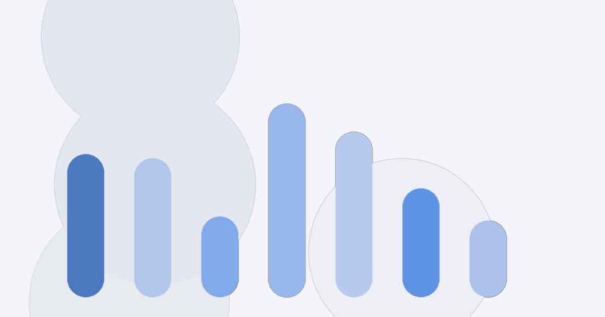 Abstract blue illustration for the glossary entry Schema markup