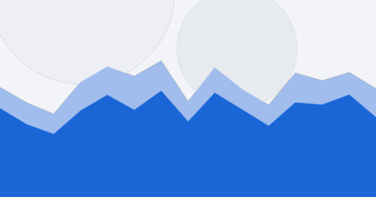 Abstract blue illustration for the glossary entry ROAS (return on ad spend)