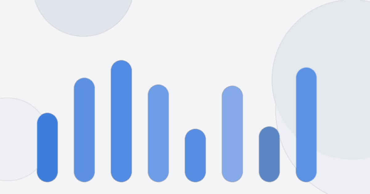 Abstract blue illustration showing interconnected nodes, symbolizing website sessions and user interactions, with a subtle hotel icon.