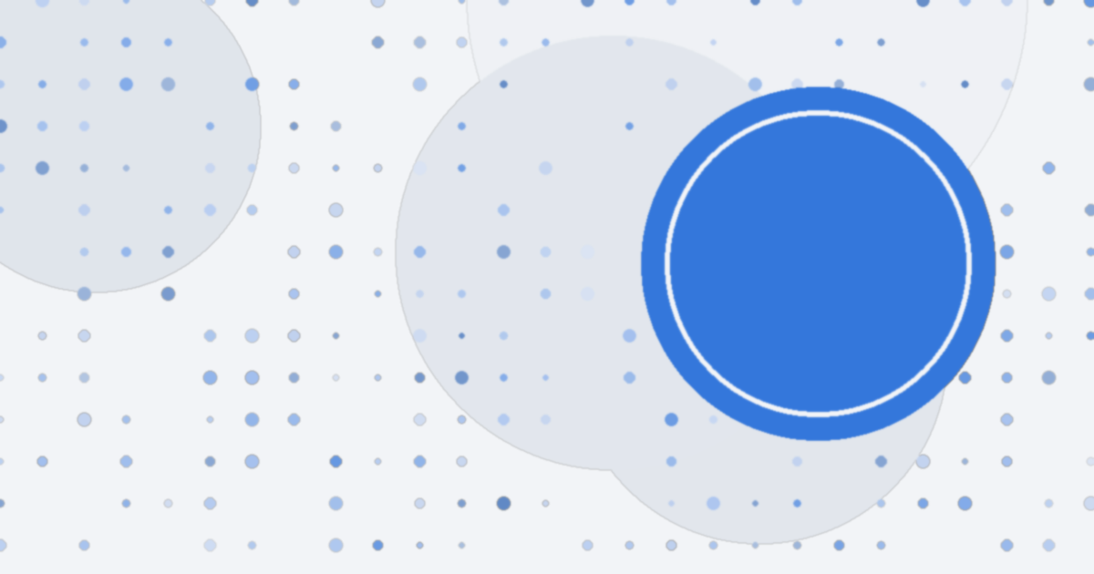 Abstract blue illustration for the glossary entry Referral traffic