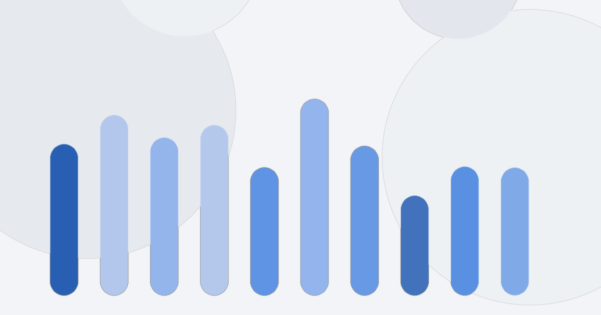 Abstract blue illustration for the glossary entry Referral attribution