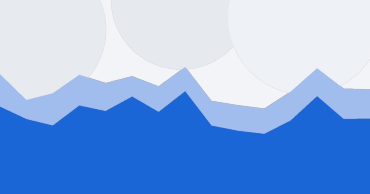 Ilustración abstracta azul mostrando la interacción entre un sitio web de hotel y diversos bots de IA representados como iconos de robots y engranajes, con datos fluyendo.
