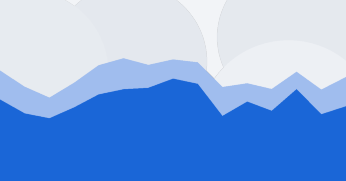 Abstract blue illustration for the glossary entry Landing page