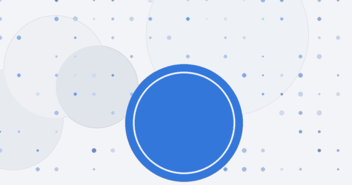 Abstract blue illustration for the glossary entry AEO (Answer Engine Optimization)