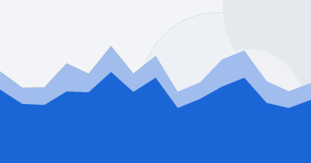 Abstract blue illustration showing interconnected data points and a graph, symbolizing a clear and insightful analytics dashboard for hotels.