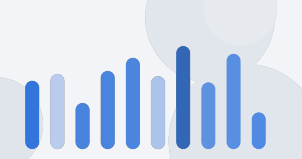 Abstract blue illustration for the glossary entry Pageview