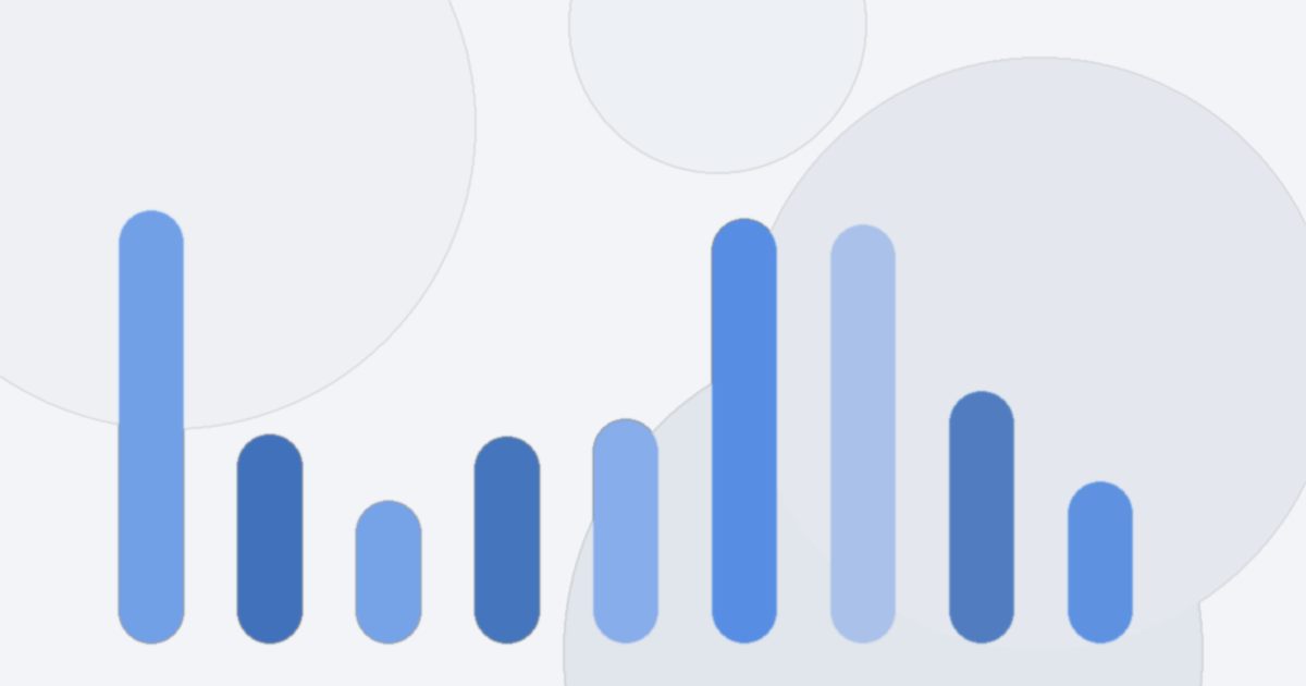 Abstract blue illustration for the glossary entry Organic traffic