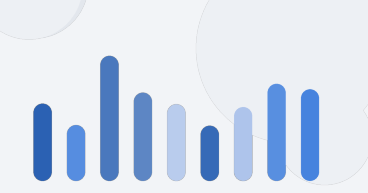 An abstract illustration of interconnected data points and a magnifying glass, symbolizing deep analytics and the search for insights, set against a calming blue background.