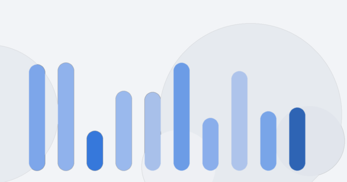 Abstract blue illustration for the glossary entry CPC (cost per click)